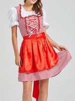 Germany Plaid Dress With No - thumbnail