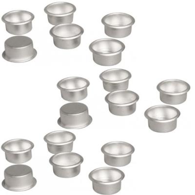 18x metalen dinerskaars houders - decoratie - bloemstukje - kerststukje - Dia 22 mm