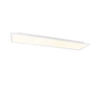 QAZQA Modern LED paneel staal 120 cm incl. LED 4-staps dimbaar - Liv