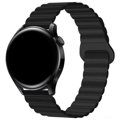 Samsung Galaxy Watch 6 Magnetische Siliconen Band - Zwart Samsung Galaxy Watch 6 Magnetische Siliconen Band - Zwart