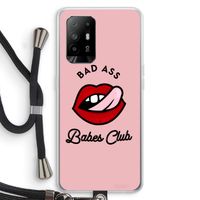 Badass Babes Club: Oppo A94 5G Transparant Hoesje met koord
