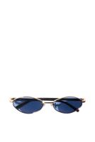 Jacquemus zonnebril Sirocco JAC160C1SUN white gold/silver