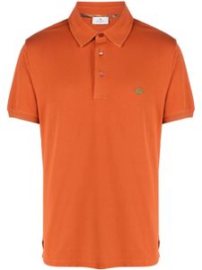 ETRO polo en piqué à logo brodé - Orange