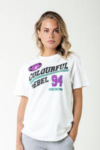 Colourful Rebel Rugby T-shirt | Standard white