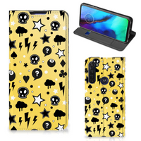 Mobiel BookCase Motorola Moto G Pro Punk Geel - thumbnail