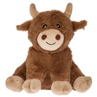 Deurstopper koe - 1 kilo - taupe - polyester - 24 cm - dieren thema deurstoppers Deurstopper koe - 1 kilo - taupe - polyester - 24 cm - dieren thema deurstoppers
