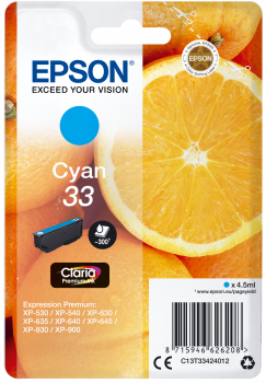 Epson 33 cyaan