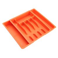 Bestekorganizer Versa Oranje Polypropyleen 38 x 6 x 48 cm