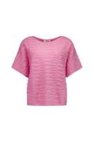 Lenti fringe pullover - pop pink - 13691