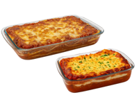 Cookinglife Ovenschaal Glas 1.6 + 3 Liter Cookinglife Ovenschaal Glas 1.6 + 3 Liter
