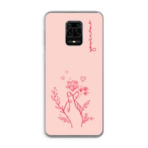 Giving Flowers: Xiaomi Redmi Note 9 Pro Transparant Hoesje