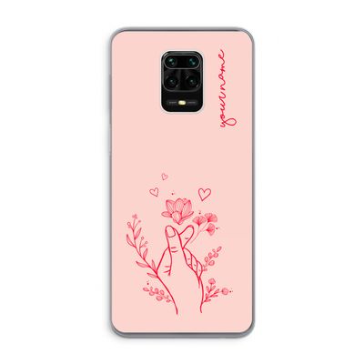 Giving Flowers: Xiaomi Redmi Note 9 Pro Transparant Hoesje