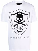 Philipp Plein t-shirt à logo strassé - Blanc