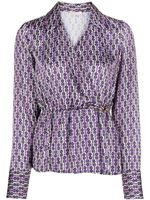 LIU JO blouse à motif géométrique - Violet