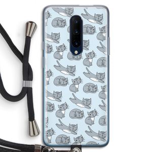 Poezen: OnePlus 7 Pro Transparant Hoesje met koord