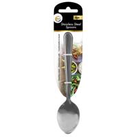 DID diner eetlepels - 4x stuks - van RVS - 19 cm - bestek - dineren - dinerbestek