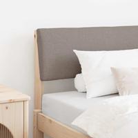 Gestoffeerd hoofdbord Taupe 100 cm Massief grenenhout