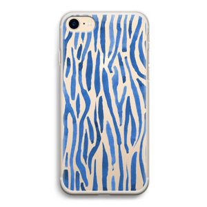 Blauwe nerven: iPhone 7 Transparant Hoesje