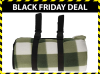 Norlander Picknickkleed - Met Fietsdrager - 120 x 135 cm - Groen