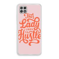 Hustle Lady: Samsung Galaxy A22 4G Transparant Hoesje