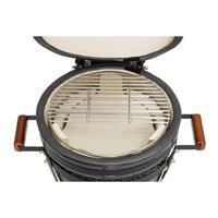 Mustang Grill Kamado S Barbecue Houtskool Thermometer in deksel Grilloppervlak (diameter)=325 mm Grijs - thumbnail