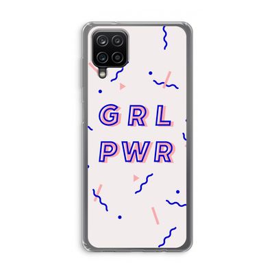 GRL PWR: Samsung Galaxy A12 Transparant Hoesje