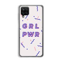 GRL PWR: Samsung Galaxy A12 Transparant Hoesje