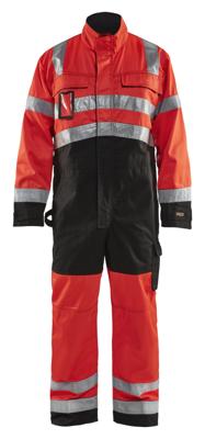 Blåkläder Overall High-Vis 63731804 High-Vis | High-Vis Rood/Zwart | Maat 60 - 7330509377222