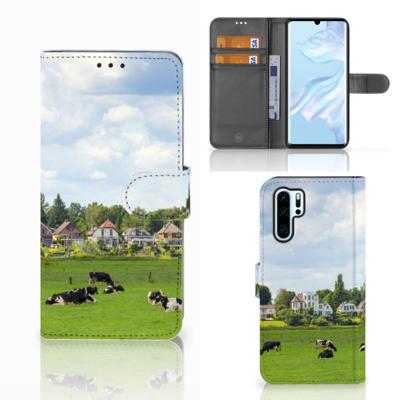 Huawei P30 Pro | Telefoonhoesje | Met pasjeshouder | Koeien