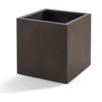 Grigio plantenbak Cube XL roestig metaal betonlook