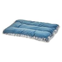 Beliani - ERGANI - Dierenbed - Blauw - Fluweel