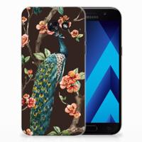 Samsung Galaxy A5 2017 | TPU Hoesje | Pauw met Bloemen