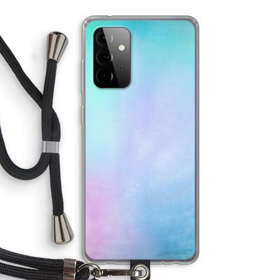 mist pastel: Samsung Galaxy A72 5G Transparant Hoesje met koord