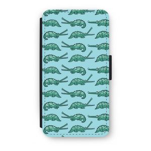 Kroko: iPhone XS Flip Hoesje