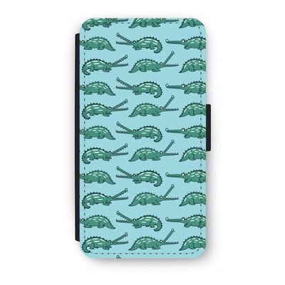 Kroko: iPhone XS Flip Hoesje
