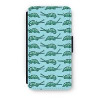 Kroko: iPhone XS Flip Hoesje