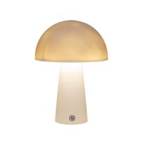 Portable lamp rond 21x15 cm wit - Annas collection