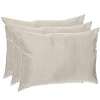 Hesperide Sierkussen - 3x - 30 x 50 cm - beige - polyester - uv/waterbestendig - binnen/buitenkussen