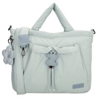 Zebra Trends Shopper/Handtas Puffy Juna Lichtblauw