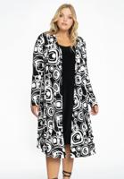 Yoek Cardigan met plooien BAUHAUS | Zwart | Maat 46/48