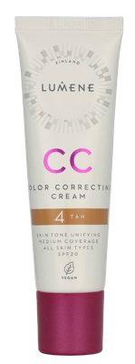 Lumene CC Color Correcting Cream SPF20 30 ml 4 Tan BB & CC Cream