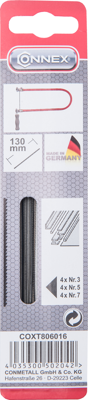 Connex Figuurzaagblad Gnom 3+5+7 (3X4St) - COXT806016