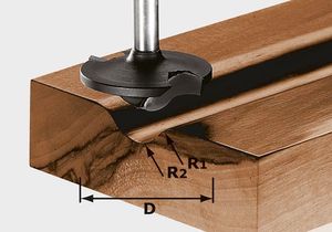 Festool Accessoires HW S8 D42/13/R6+12 Profielfrees | 491137 - 491137