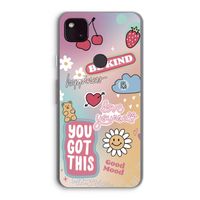 Positivity: Google Pixel 4a 5G Transparant Hoesje