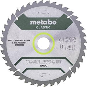 Metabo CORDLESS CUT WOOD CLASSIC 628665000 Cirkelzaagblad 216 x 30 x 1.2 mm Aantal tanden: 28 1 stuk(s)