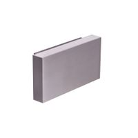BE0004 LED-wandlamp up- en downlight 12W 2700K IP54 Dimbaar Aluminium