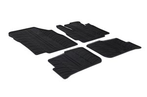 Rubbermatten passend voor Mitsubishi Space Star 2014- (T-Design 4-delig+montageclips) GL0362