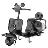Mini ijzeren schaap motorfiets decoratie creatieve Home Desktop Decoratie online shop schieten rekwisieten (zilvergrijs)