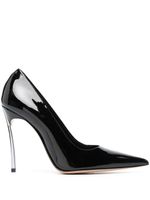 Casadei Superblade 100mm pointed-toe pumps - Noir - thumbnail