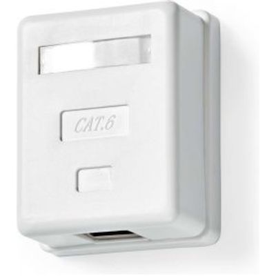 Nedis Netwerk Wanddoos 1 Port CAT6